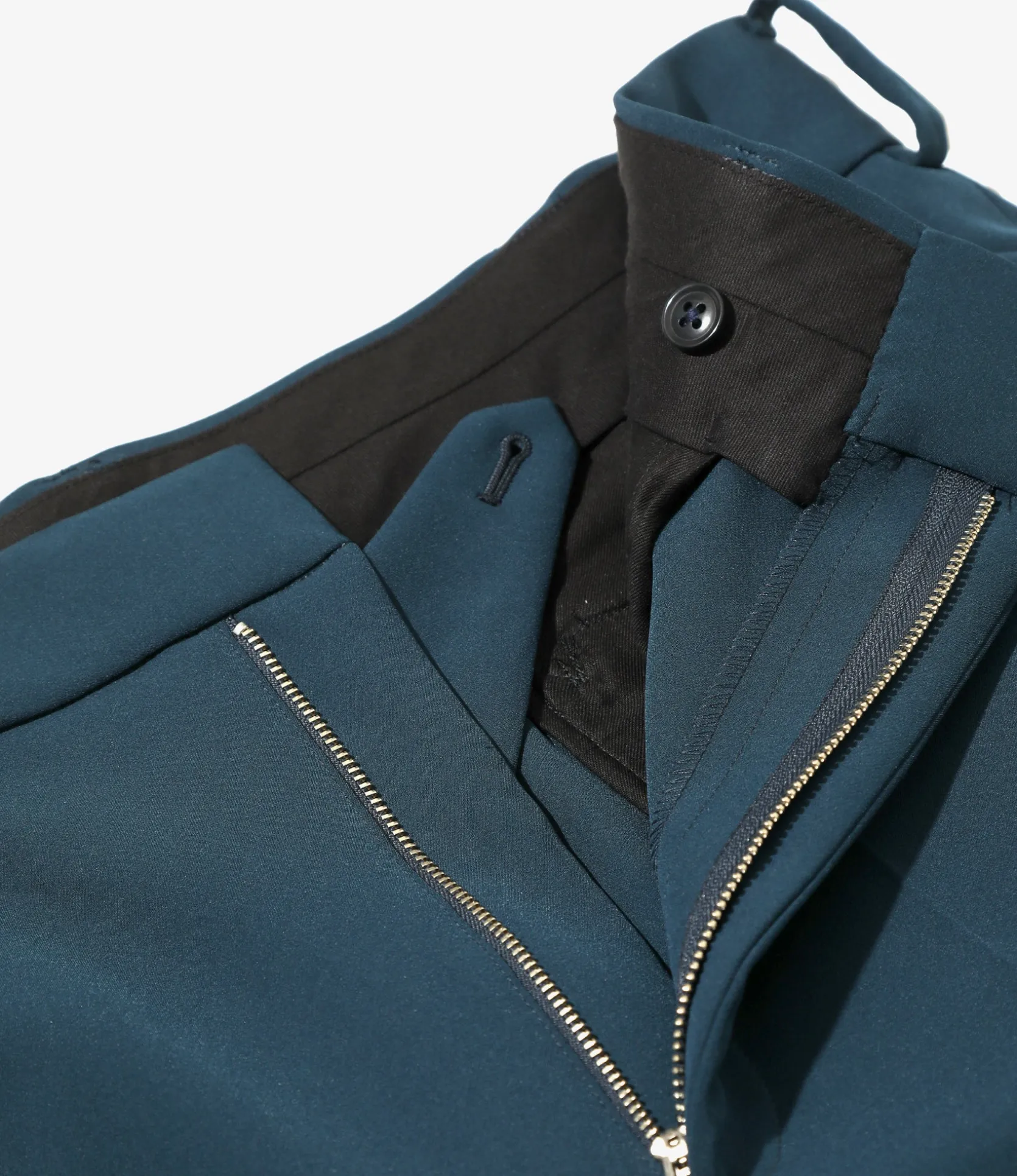 Boot-Cut Trouser - Navy - Poly Light Double Cloth