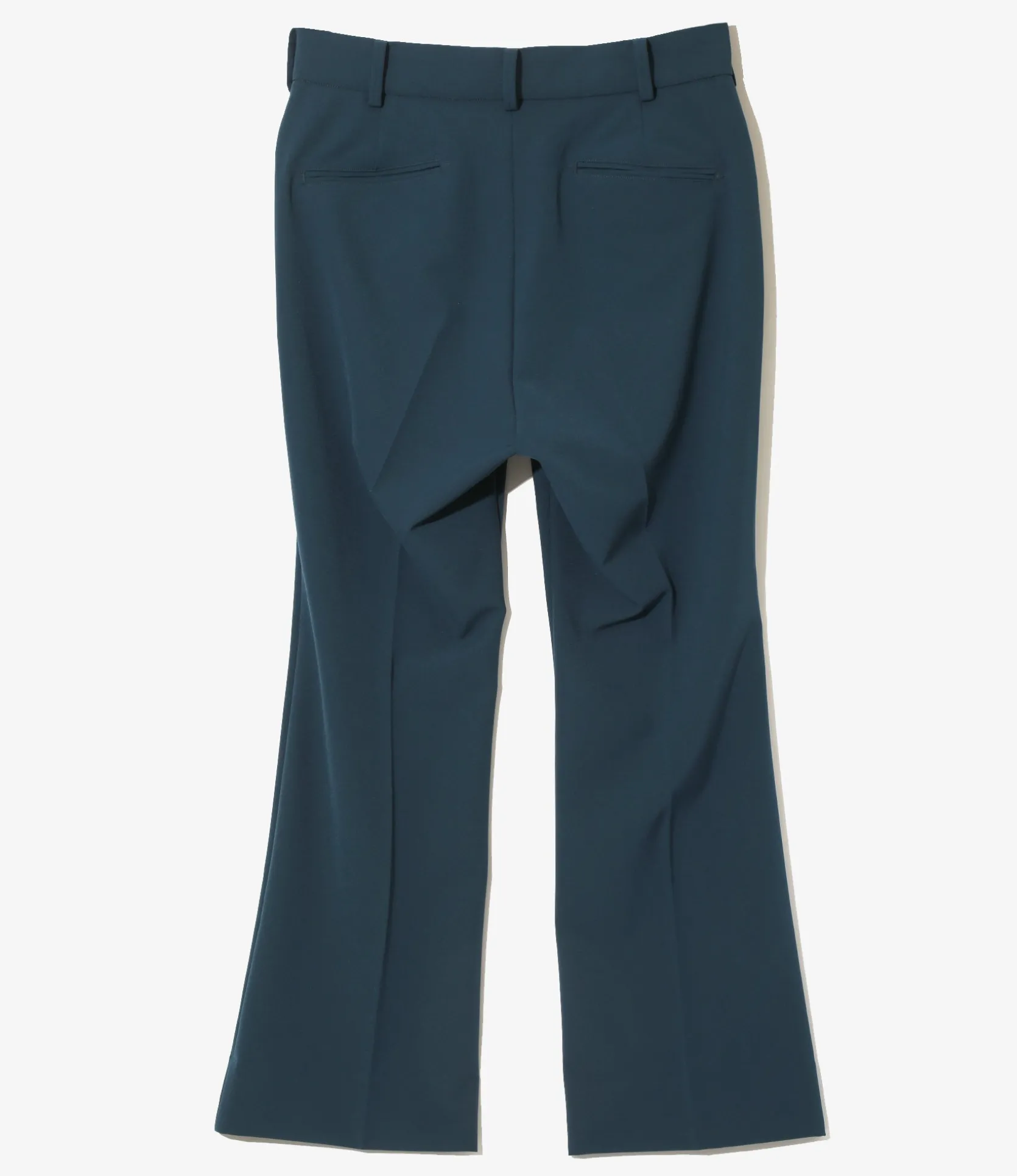 Boot-Cut Trouser - Navy - Poly Light Double Cloth