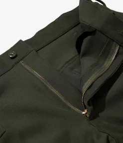 Boot-Cut Utility Pant - Green - Cavalry Twill