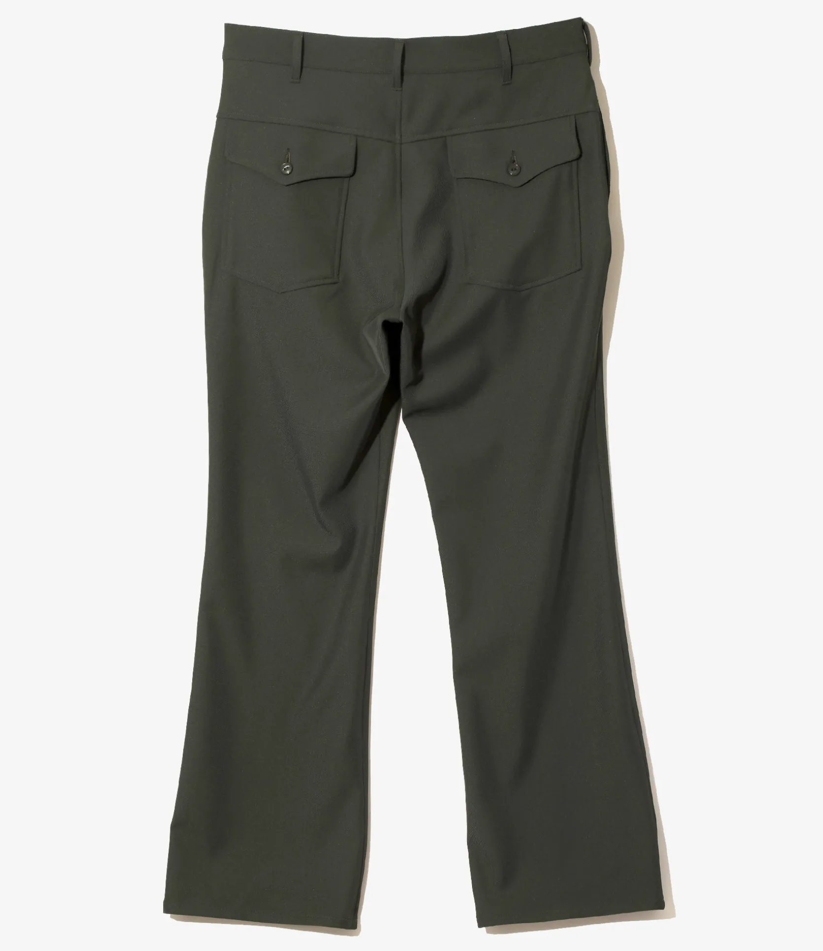 Boot-Cut Utility Pant - Green - Cavalry Twill