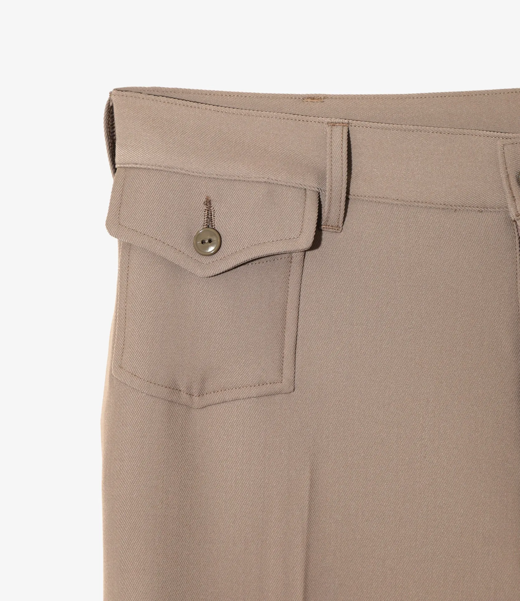 Boot-Cut Utility Pant - Taupe - Cavalry Twill