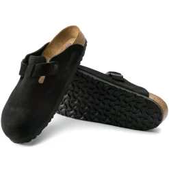 Boston - Black Suede - Soft Footbed