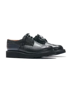 Brogue - Black Multi Tone Morflex