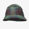 Bucket Hat - Green - W/N Madras Check