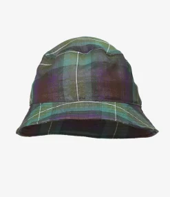 Bucket Hat - Green - W/N Madras Check