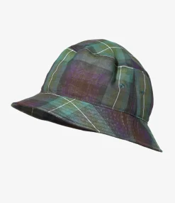 Bucket Hat - Green - W/N Madras Check