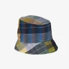 Bucket Hat - Navy/Yllw/Grn Dobby Jq.
