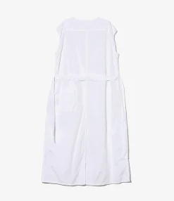 Bush Dress - White 100's 2Ply Broadcloth