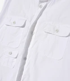 Bush Dress - White 100's 2Ply Broadcloth