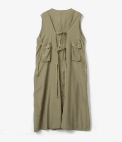 C-1 Dress - Khaki Sheer Cupro