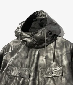 Cagoule - Silver Nylon Shadow Print