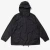 Cagoule Shirt - Black Nylon Polka Dot Printed Taffeta