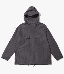 Cagoule Shirt - Charcoal / Grey LC Stripe