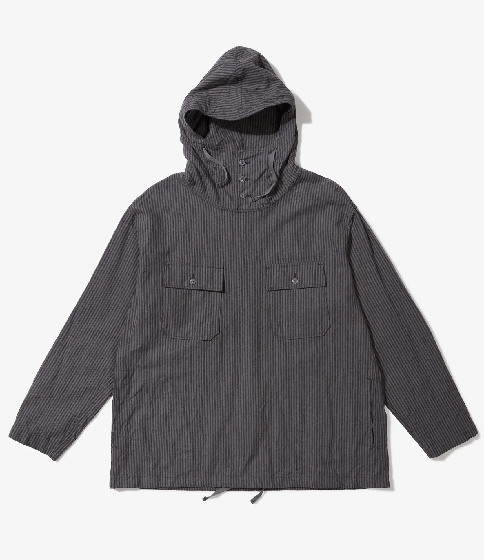 Cagoule Shirt - Charcoal / Grey LC Stripe