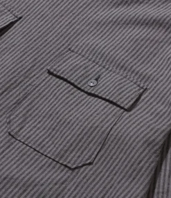 Cagoule Shirt - Charcoal / Grey LC Stripe