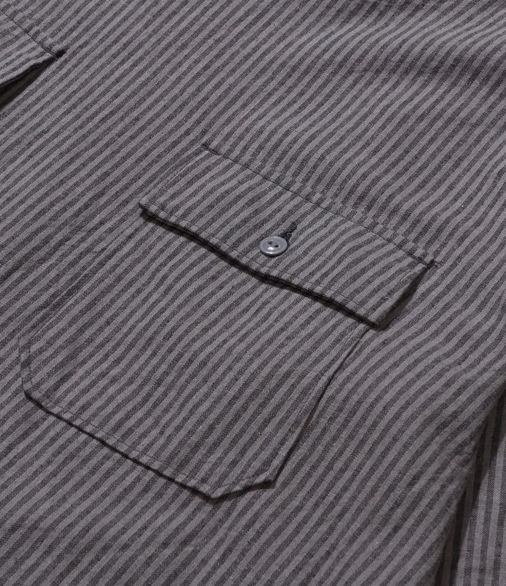 Cagoule Shirt - Charcoal / Grey LC Stripe