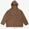 Cagoule Shirt - Khaki Polyester Lt. Weight Fake Suede