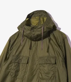 Cagoule Shirt - Olive Nylon Micro Ripstop