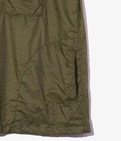 Cagoule Shirt - Olive Nylon Micro Ripstop