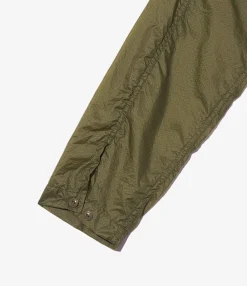 Cagoule Shirt - Olive Nylon Micro Ripstop
