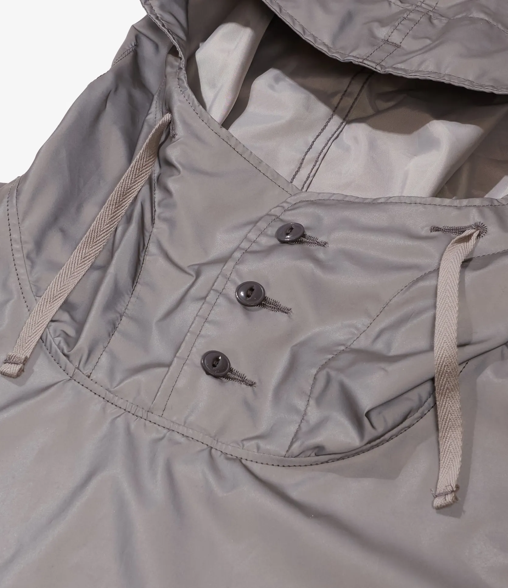 Cagoule Shirt - Silver Poly Refrective Taffeta