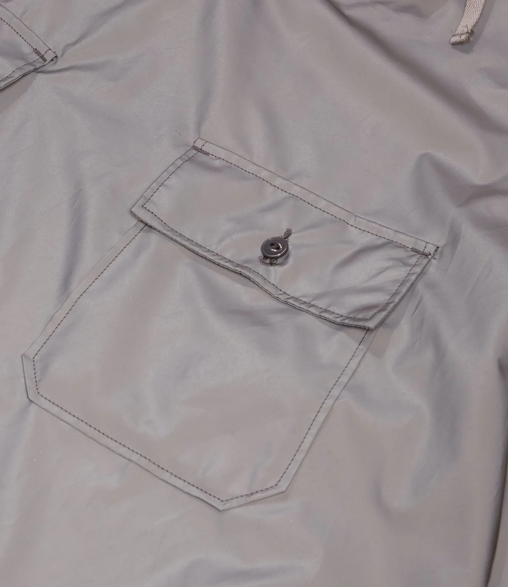 Cagoule Shirt - Silver Poly Refrective Taffeta