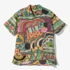 Camp Shirt - Nepenthes Special - Multi Color Cotton Psychedelic Print