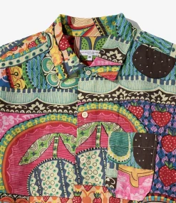 Camp Shirt - Nepenthes Special - Multi Color Cotton Psychedelic Print