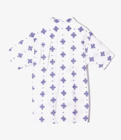 Camp Shirt - White CP Crest Embroidery