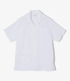 Camp Shirt - White Handkerchief Linen