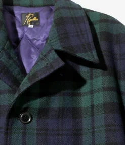 Car Coat - Blackwatch - Wool Tartan Plaid