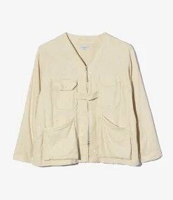 Cardigan Jacket - Natural CL Java Cloth