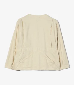 Cardigan Jacket - Natural CL Java Cloth