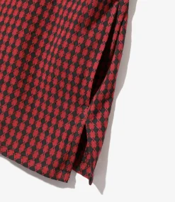 Cardigan Jacket - Red - C/R Diamond Jq.