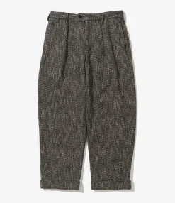 Carlyle Pant - Brown / Black Homespun Wool