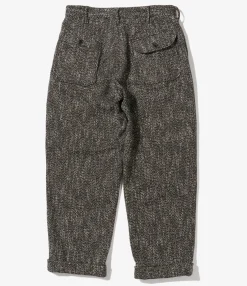 Carlyle Pant - Brown / Black Homespun Wool