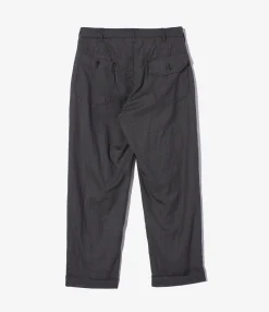 Carlyle Pant - Charcoal Tropical Wool