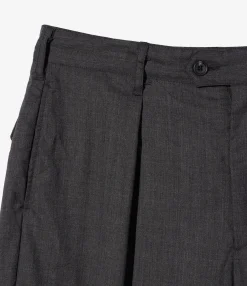 Carlyle Pant - Charcoal Tropical Wool