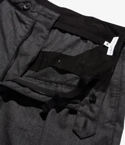 Carlyle Pant - Charcoal Tropical Wool