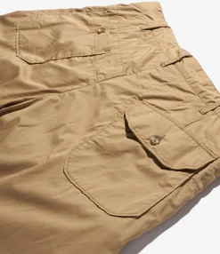 Carlyle Pant - Khaki Cotton Superfine Poplin