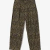 Carlyle Pant - Nepenthes Special - Black Cotton Paisley Print