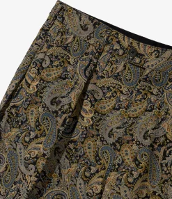 Carlyle Pant - Nepenthes Special - Black Cotton Paisley Print