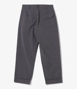 Carlyle Pant - Nepenthes Special - Charcoal Cotton End on End