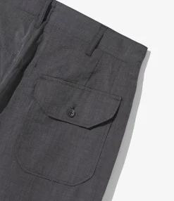 Carlyle Pant - Nepenthes Special - Charcoal Cotton End on End