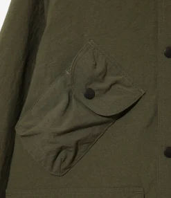 Carmel Jacket - Olive - Nylon Oxford