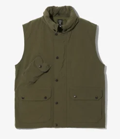 Carmel Vest - Olive - Nylon Oxford
