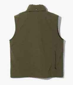 Carmel Vest - Olive - Nylon Oxford