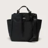 Carry-all Beach Bag - Canvas Nylon - Black
