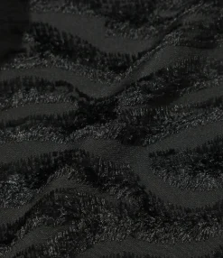 C.C. Skirt - Black - Poly Zebra Cut Jq.