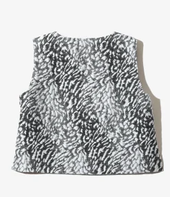 C.C. Vest - Silver Grey - C/PE/N Animal Jq.